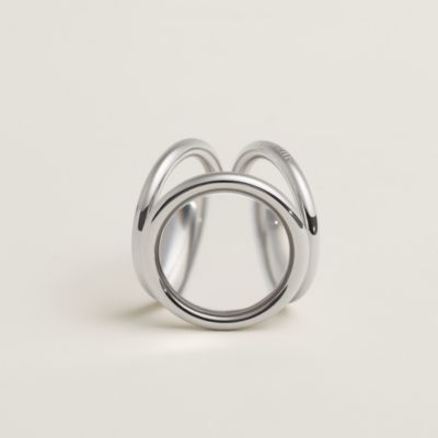 ❤コード等プレゼント❤スカーフリング 大 シェーヌダンクル ホワイト